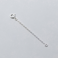 Chaînes d'extension en argent 925, chaînes de rallonge, accessoires pour la fabrication de bijoux, bracelets, colliers, connecteurs, bricolage