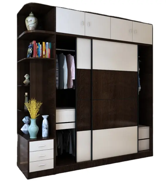 China factory wood armoire designs small bedroom wall wardrobe closet