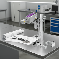 Machine de marquage laser UV EMATE-305F pour surfaces métalliques et non métalliques