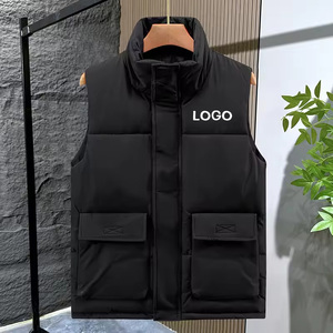 Chaleco de Plumón para Hombre, Ropa de Invierno, Cortavientos Térmico, Alta Calidad, Sin Mangas, Ligero y Cálido, Venta al Por Mayor - Product Image 1