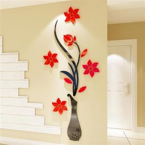 <span class=keywords><strong>Adesivi</strong></span> Murali Floreali 3D in Acrilico per Ingresso, Corridoio e Divano, Splendida Decorazione di Sfondo per Casa e Ufficio - Product Image 6