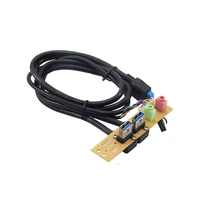 Panneau avant USB 3.0 Type C USB 2.0 et câble Audio, pour boîtier d'ordinateur