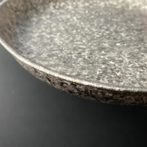 Assiette en titane pur cristallin mat, grand motif de fleurs de glace, facile à nettoyer, légère, pour fruits et légumes, pour la maison et l'extérieur - Product Image 3