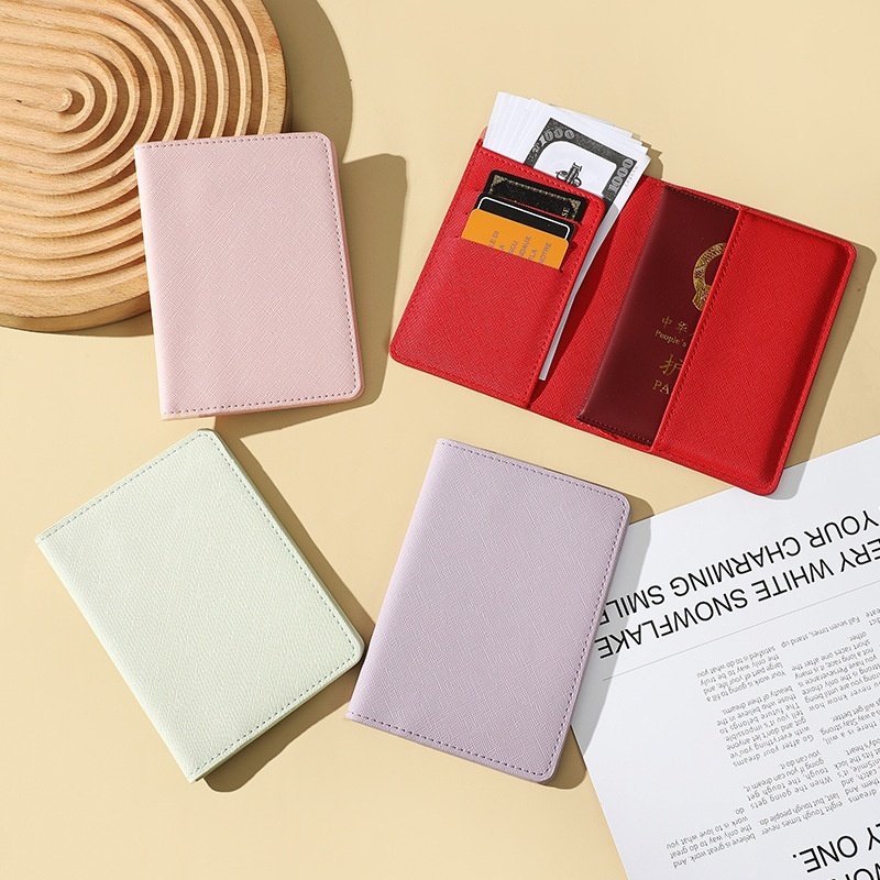 PU Leather Passport Holder Travel Protective