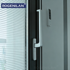 Puerta Corredera de Patio con Acristalamiento de Aluminio Resistente a Huracanes ROGENILAN, Puertas Correderas y Abatibles de Doble Vidrio para Exteriores - Product Image 6