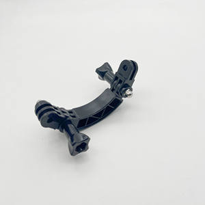 For GoPro 12pcs Short Bend Stick Kit Plastic PC Chin Mount <b>Extension</b> for Helmet Connects for GoPro Selfie Arm (Same Direction) - Product Image 2