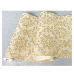 Роскошные виниловые обои из ПВХ, настенные украшения для дома, Дамасские обои, 3d европейские тисненые обои - Product Image 5