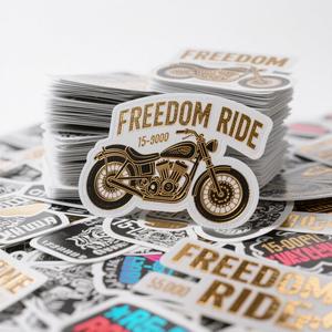 Custom <b>Logo</b> <b>Sticker</b> Label Personalized Brand Packaging Labels Glass <b>Sticker</b> Film with Custom Design Custom <b>Stickers</b> - Product Image 3