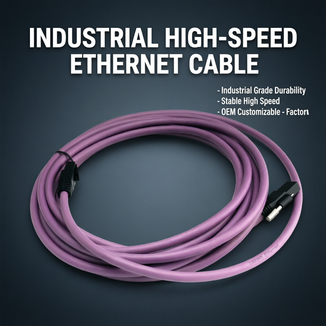 Cat8 Double Shielded Network Cable 40Gbps High Speed Oxygen-Free Copper RJ45 LAN Cord