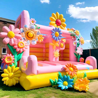 Maison gonflable gonflable pour enfants, pas cher, maison gonflable commerciale, château gonflable, combo pour la location de fête