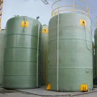 الألياف الزجاجية حمض الهيدروكلوريك خزان خزان معالجة مياه الكيميائية الرأسي خزان
