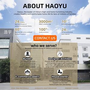 طقم كنب مقطعي من HAOYU Furniture بتصميم إيطالي لغرفة المعيشة، أريكة فاخرة من الجلد الطبيعي باللون البني بمقعد واحد ومقعدين وثلاثة مقاعد - Product Image 5