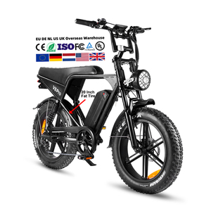 Bicicleta Eléctrica de Montaña con Llantas Gruesas para Adultos y Jóvenes V8 PRO Ruedas de 20 Pulgadas Frenos de Disco Mecánicos 7 Niveles de Velocidad - Product Image 4