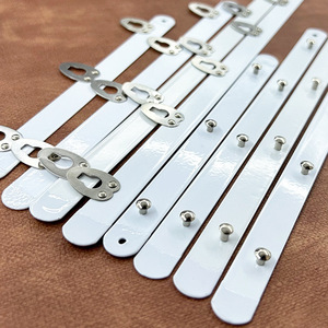 Meilong Accessories Steel Buckle 3-Hook White Plated Fastener For Underwear Shapewear - Product Image 2