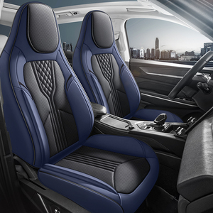 Fundas de Asiento de Coche de Cuero PVC de Lujo, Juego Completo Universal para Todas las Estaciones, 11 Piezas, para Modelos CX-5, RX, Touran, Directo de Fábrica - Product Image 2