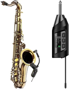 Système de microphone sans fil UHF professionnel TR15, récepteur et émetteur, 16 canaux, pour saxophone, accessoires d'instruments - Product Image 4