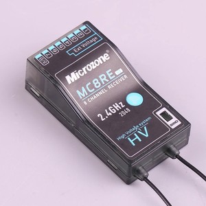 Receptor Microzone Mc8re V2 de 8 Canales y 2.4ghz para Aviones, Autos y Barcos RC - Product Image 1