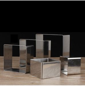 Mousse <b>Cutter</b> Stainless Steel Cake <b>Ring</b> Cake Mold Metal Pastry Mould Dessert <b>Ring</b> Baking Tool for Home Kitchen Diy Pastry - Product Image 4