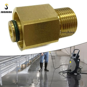 SS idropulitrice Karche HD EasyLock pistola alimentazione acqua adattatore per tubo di retromarcia in ottone connettore M22-14 per lavaggio auto - Product Image 4