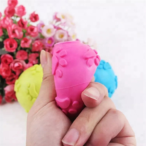 Chất lượng cao kêu cót két Bóng chó cắn kháng Pet đồ chơi cho răng Làm sạch làm bằng bền TPR cao su - Product Image 6