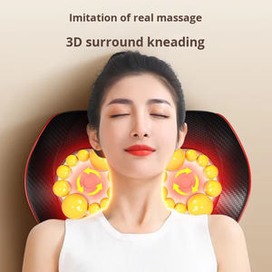 Masajeador Eléctrico Shiatsu para Cuello, Hombros y Espalda con Control Manual de Calor y Vibración, Almohada de Masaje con Control de Tiempo, Diseño Moderno - Product Image 6