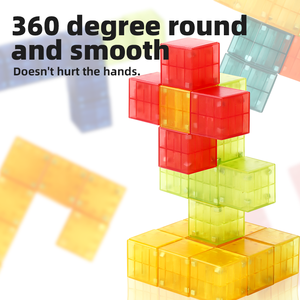 Trẻ Em lứa tuổi 3 + Đầy Màu Sắc Xây Dựng Từ Khối Thiết Lập 20/27/64/100 Mảnh ABS Nhựa Giáo Dục Phát triển Trí Thông Minh Tự Làm Đồ Chơi - Product Image 3