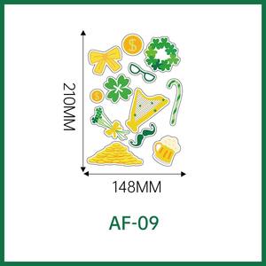 Nouveaux tatouages temporaires pour la Saint-<span class=keywords><strong>Patrick</strong></span> et autocollants DTF imperméables de 210x148 mm pour les événements de fête - Product Image 2