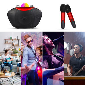 Professionnel mini portatif sans fil microphone bluetooth disco lumière changeante Lecteur Karaoké Haut-Parleur <span class=keywords><strong>pour</strong></span> Karaoké KTV - Product Image 6