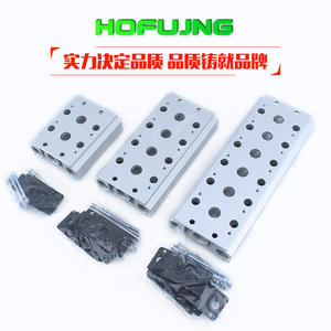 Vanne solénoïde 4V110/210 Pièces pneumatiques Collecteur de base 100M/200M-2F-3F-4F-5F-6F-7F-8F-9F - Product Image 5