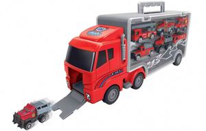 <b>Toddler</b> in 1 Large Transport <b>Carrier</b> Set Truck With 6 Mini Car Toy Cars Ideal Gift Toys for Kids - Product Image 4