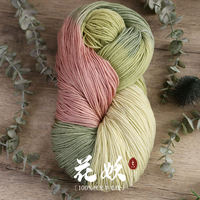 Colorful 100% Mercerized Wool Yarn Soft Chunky Crochet Thread Hand Knitting Tufting Lace Upholstery Fabric DIY Craft Wholesale