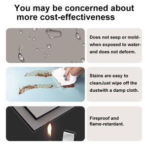 لوحات الحائط الكبيرة على الطراز الحديث المستمر نمط الرخام البلاستيكية للتلفزيون وغرفة النوم الجدار الديكور وظيفة للماء - Product Image 5