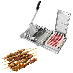 Food Grade Meat Skewer Kebab Maker Machine Kabob Skewers Maker Machine Souvlaki Skewer Machine