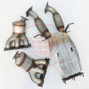 Convertisseur catalytique d'échappement YueYang, prix usine, Euro4, acier inoxydable S409, ajustement universel, garantie 1 an, Land Rover - Product Image 5