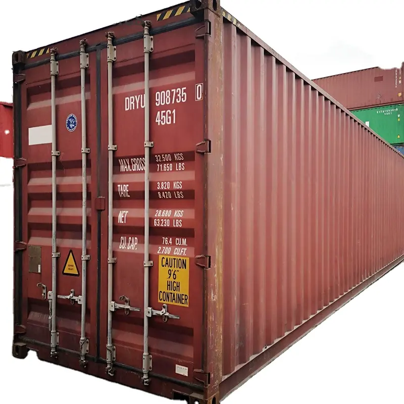 Gebruikte Container 40ft Maritieme Containers Lege Scheepvaart Zijde Open Container 20 Ft Gebruikt Tweede Hand