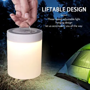 Colorful USB FM Radio Adjustable Small LED TouchLamp Wireless Speaker Touch Remote Control Gift Home Wireless Quran Portable MP3