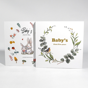 Tùy chỉnh đầy đủ màu sắc in ấn bé cuốn sách Tạp Chí bé tăng trưởng kỷ lục kế hoạch Bộ nhớ cuốn sách bé Album - Product Image 2