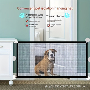 Clôture pour animaux de compagnie rectangulaire, motif à pois noirs, facile à assembler, barrière pour animaux de compagnie d'intérieur et d'extérieur, pour chats, chiens, poulets, canards, protection de sécurité - Product Image 3