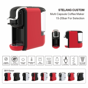 Cafetera Automática de Cápsulas de 19 Bares, Máquina de Espresso para Cápsulas de Café en Polvo, Cafetera de Cápsulas Integrada - Product Image 4