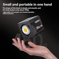 Lumière Vidéo COB 60W CRI96+ Bicolore 2800K-6500K, Lampe LED Professionnelle de Studio pour Caméra et Vidéo