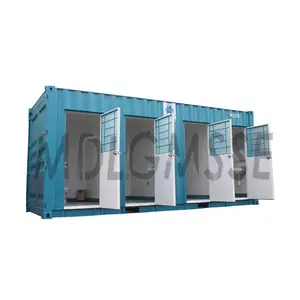 Wadah Toilet Sementara Portabel, Toilet HP 10ft 40ft Wadah untuk Toilet Mobile