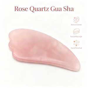 Outil de massage pour la sculpture et le polissage du <span class=keywords><strong>jade</strong></span> chinois <span class=keywords><strong>Guasha</strong></span> en quartz rose naturel - Product Image 1