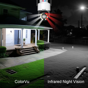 Jidetech 5MP 5x4g IP Ngoài Trời Camera an ninh hai chiều âm thanh hình người phát hiện âm thanh báo động ánh sáng 40m IR Khoảng cách không thấm nước IP66 - Product Image 5