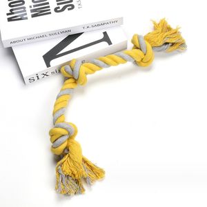 Nuovo 3 nodi corda di cotone cane masticare giocattoli per la pulizia dei denti di grandi dimensioni medio piccolo cane giocattoli - Product Image 2