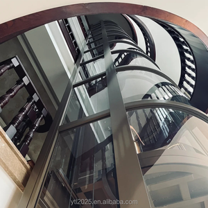 चीनी ब्रांड वाणिज्यिक पैनोरमिक लिफ्ट सौंदर्य दृष्टि से आकर्षक ग्लास लिफ्ट सुरक्षित विश्वसनीय शॉपिंग सेंटर लिफ्ट - Product Image 6