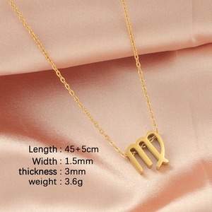 In acciaio inox placcato oro catena a maglie alla moda gioielli girocollo collana con zircone per uomo e donna abiti da festa - Product Image 6