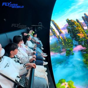 โรงภาพยนตร์โดม 9 มิติ พร้อมจอทรงกลมภายในและเครื่องจำลองการบิน - Product Image 6