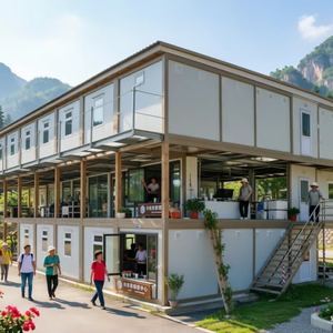 Элитная 3-этажная вилла-контейнер с частными балконами и несколькими жилыми модулями для бизнеса по аренде элитных объектов на короткие сроки - Product Image 1