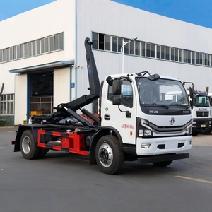 Camión de Basura Dongfeng con Brazo de Gancho 4x2, Camión de Basura con Elevación por Gancho de 6 Toneladas - Product Image 1