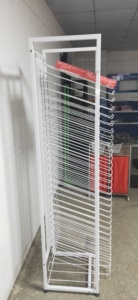 Văn Phòng Phẩm Cửa Hàng Tầng Thường Vụ Tường Dây Kim Loại Showroom Trượt Cuốn Sách Giấy Bìa Rug Thảm Khăn Hiển Thị Giá - Product Image 4